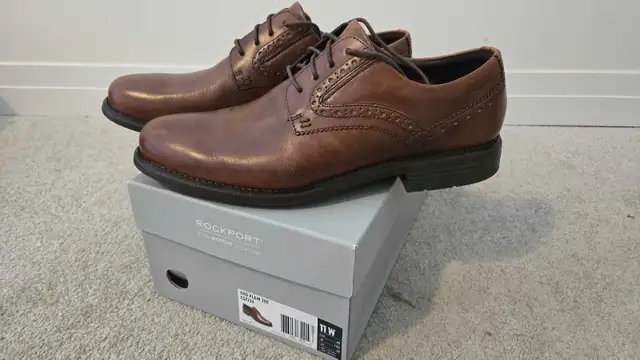 Rockport Leather Dress Shoes in Men's Shoes in Markham / York Region - Image 4