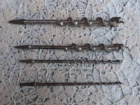 Collection of Antique Drill Bits--11/16