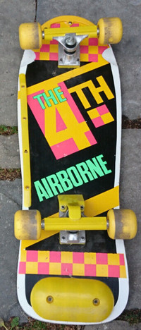 Vintage Rare The 4th Airborne Skateboard w/ Canadian Maple Leaf