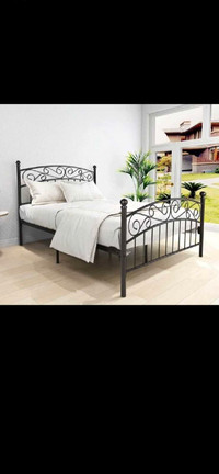 Brand new metal Bed Frame Headboard and Footboard Modern Style S