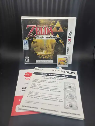 NINTENDO 3DS THE LEGEND OF ZELDA A LINK BETWEEN WORLDS, View more