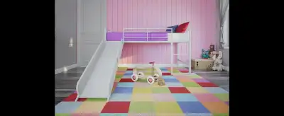 Loft Bed with Slide, View more
