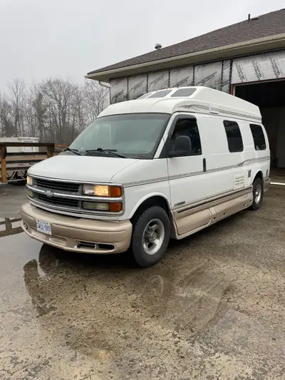2002 Chevy Roadtrek New tires, breaks, starter, alternator, and both battery's. No awning, drives an...