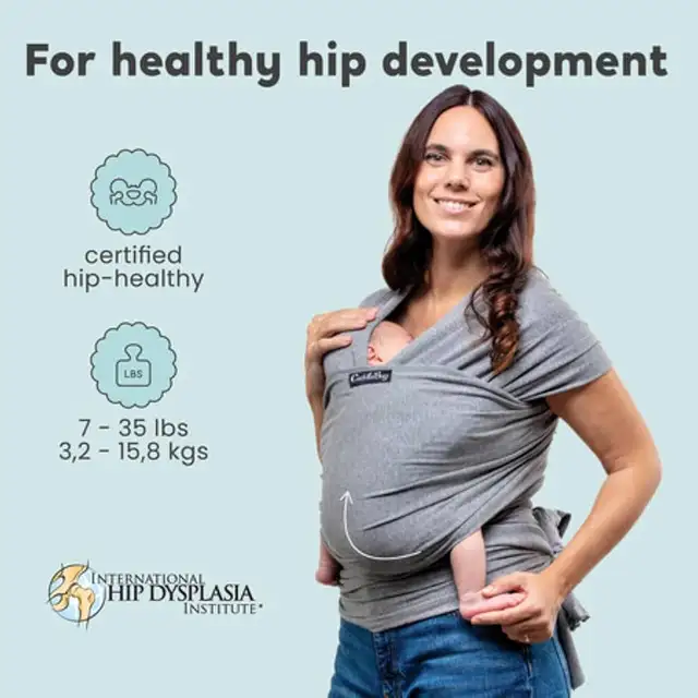 CuddleBug Baby Wrap - Hands-Free Baby Carrier in Strollers, Carriers & Car Seats in Markham / York Region - Image 4