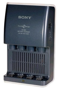 Sony bcg-34hue battery charger with AC adapter
