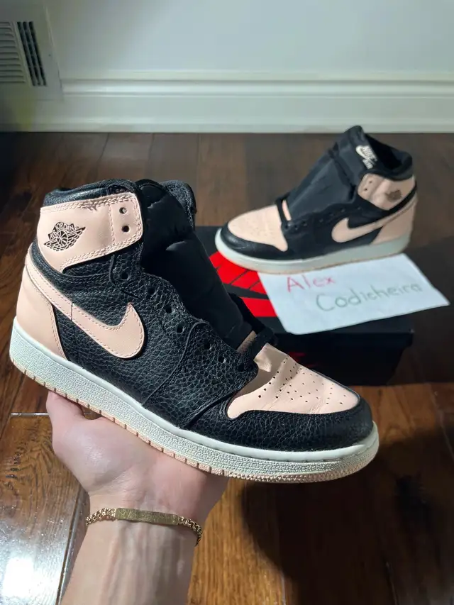Size 6.5Y/8W - Air Jordan 1 High Crimson Tint628637307939871220