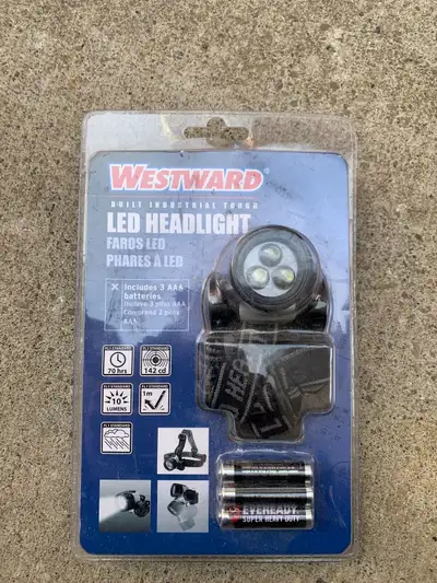 Led headlight head strap work light 