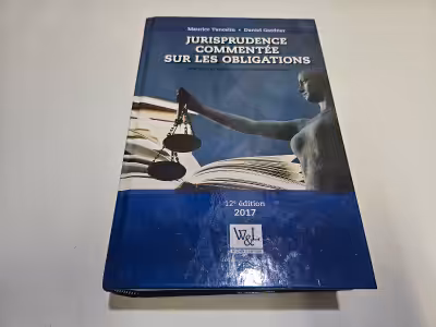 Jurisprudence commentée sur les obligations 12e édition 2017 de Maurice Tancelin et Daniel Gardner....