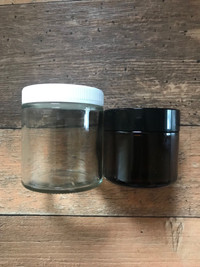Cosmetics Jars; Refillable Containers for Makeup, Lotion, Travel