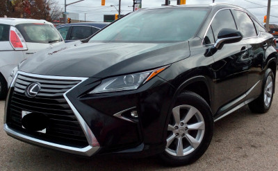 2016 LEXUS RX350 LUXURY BLACK LEATHER SUNROOF AWD REAR CAM