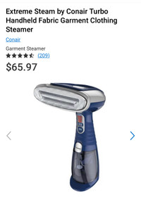 Clothing steamer (barely used but works well)