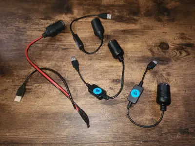 USB to 12V Converter Cable $5 each or $40 for all, View more