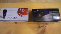 Mic Audix D2 - D4 , BSS DI  AR-133
