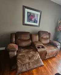 Sofa brun