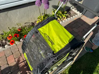 Nakamura bike trailer / chariot double, View more