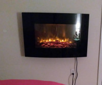 Electric fireplace 40" - wall mount