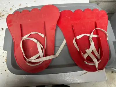 K-Tel Big Foot Snow Shoes, Vintage 1977, View more