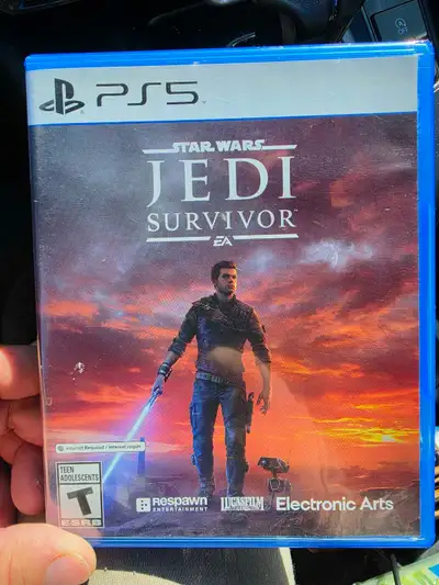 Star wars jedi survivor for the ps5, case and disc are in excellent condition. 50$ obo willing to de...