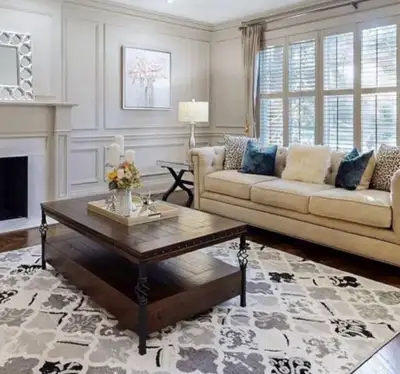 Like New! Solid Wood Rustic Coffee Table, View more