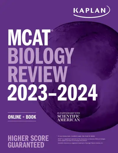 Kaplan Test Prep MCAT Biology Review 2023-2024 9781506282954, View more