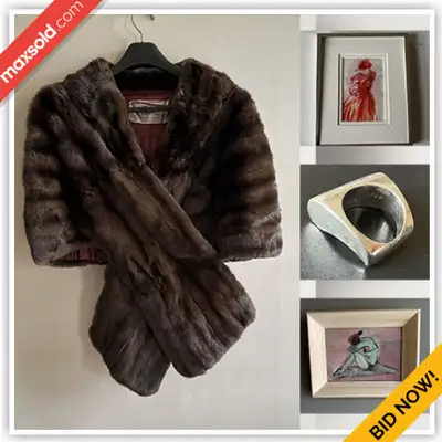 WHAT IS IN THIS AUCTION? This online auction features silver, gold & costume jewelry, vintage gloves...