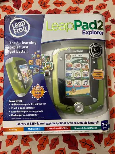 Leapfrog Leappad 2 Learning System Kids Tablet - BRAND NEW Sealed. This educational electronic learn...