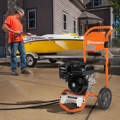 Gas Pressure Washer – Husqvarna 3200 PSI 2.5 GPM, 7-in-1 Nozzle,, View more