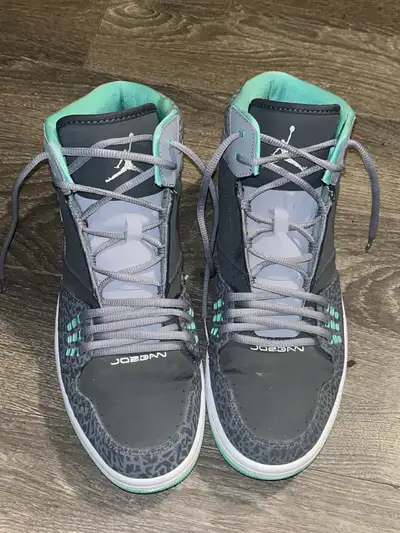 Jordan 1 Flight GSVisit &gt;'Grey Green Glow, View more