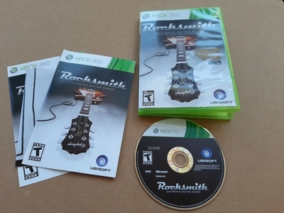 Like New Complete 2 Manuals Rocksmith Xbox 360 $14, View more