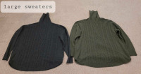 Women’s Sweaters (Size Large) - $1 Each Item
