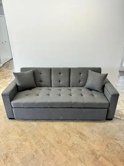 New Smart Sofa Bed with Side Arm Rest & Cup Holders In Sale
