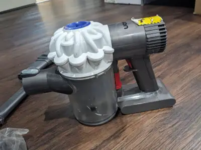 Dyson V6 cordless vacuum for $50 It comes with the main vacuum body, extension wand, motorized clean...