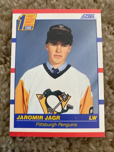 Jaromir Jagr rookie card, View more