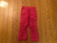 Joe Fresh 4T pink rain (splash) pants
