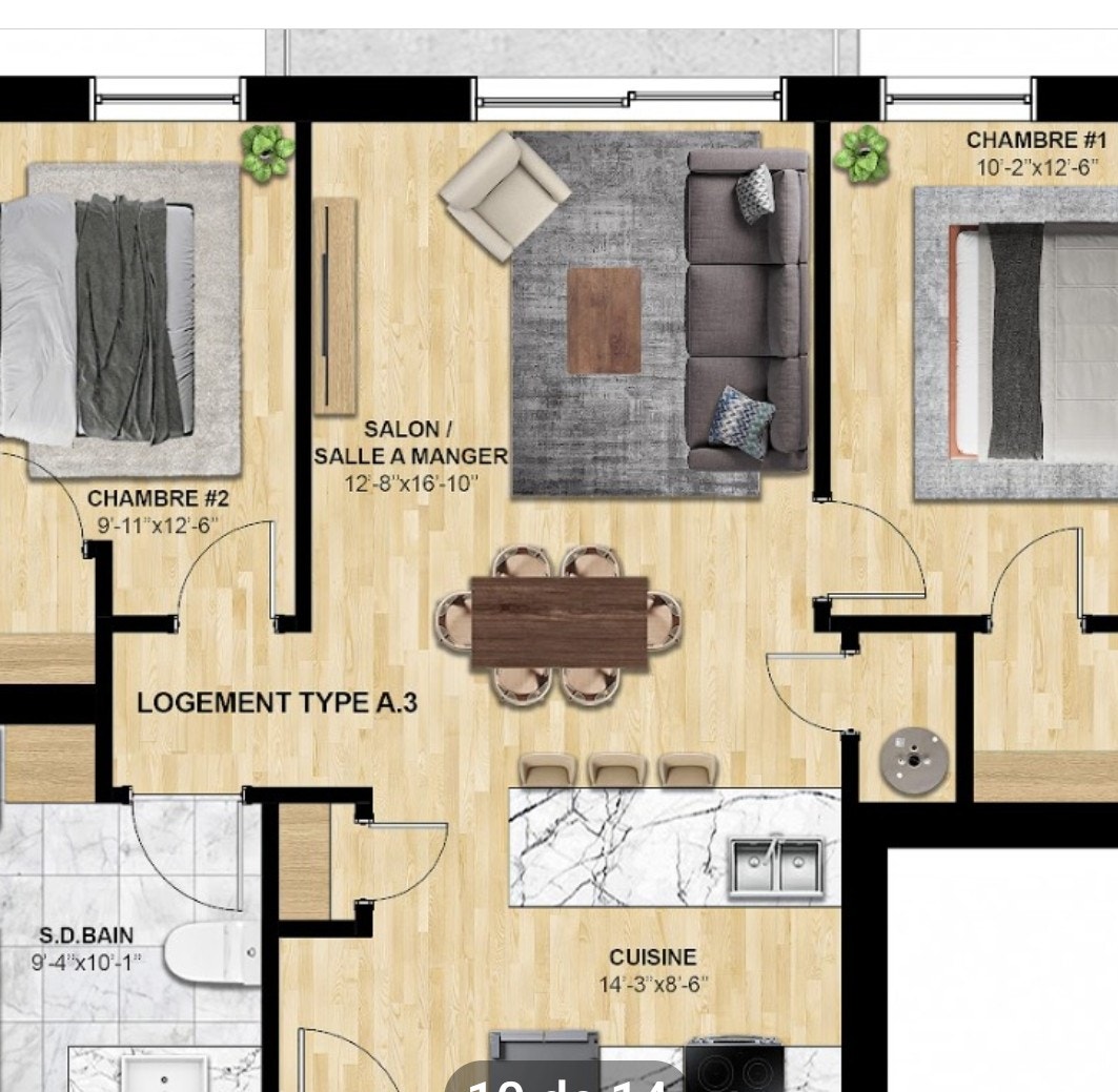 URGENT : CESSION DE BAIL (CONSTRUCTION NEUVE) – DISPO 1er Sep — photo 2