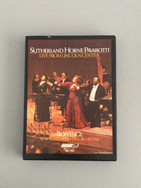 Pavarotti Live From Lincoln Center 2 Audio Cassettes