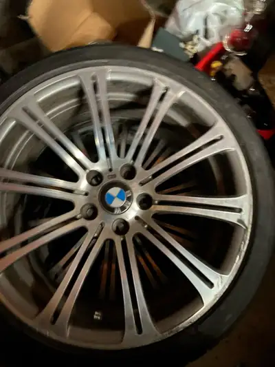 OBO For sale are used BMW M Sport rims, known for their stylish design and performance enhancement....