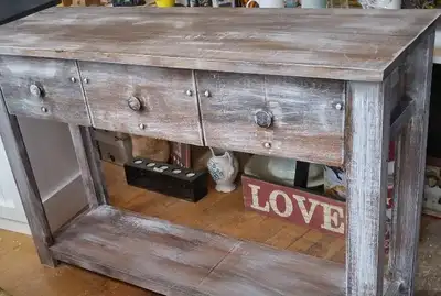 SOLID PINE HALLWAY TABLE   !  CHOOSE YOUR OWN COLOUR   !, View more