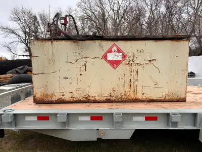 Selling a fuel tank with 3/4HP transfer pump included. Tank and pump are in good working condition....