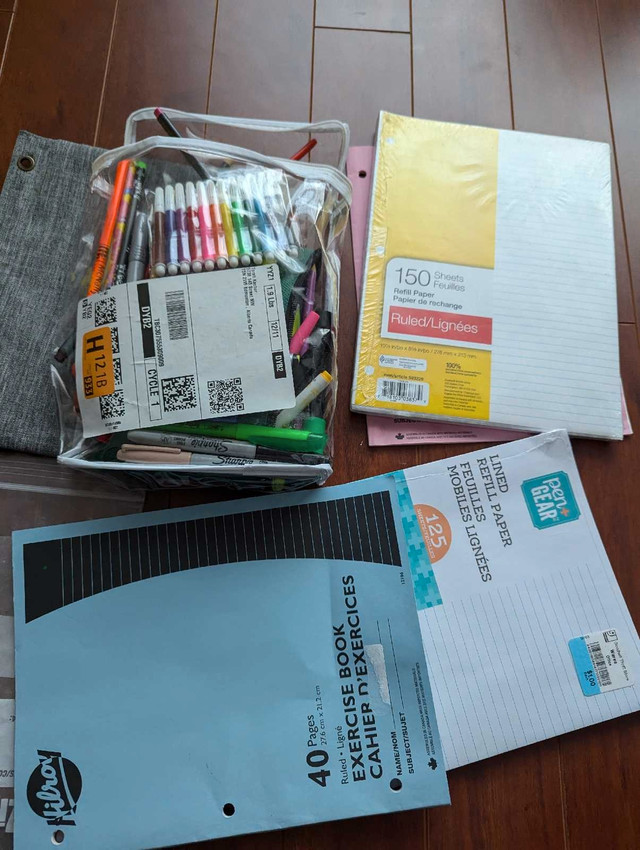2full box of school supplies. little bit of everything new in Hobbies & Crafts in Edmonton - Image 2