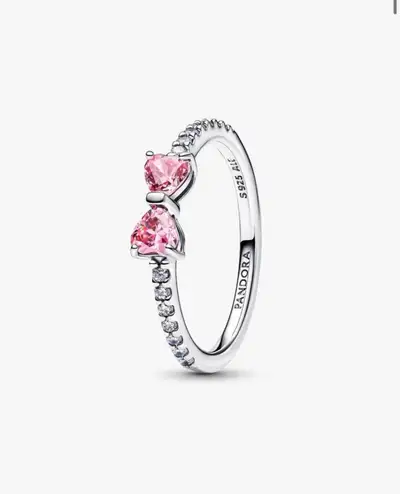 pandora pink heart ring, View more