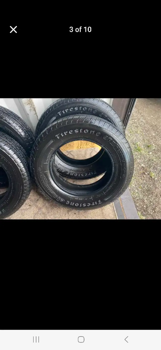Set of 4 FIRESTONE all season tires(205 70 16)LIKE NEW in Tires & Rims in Oakville / Halton Region - Image 3