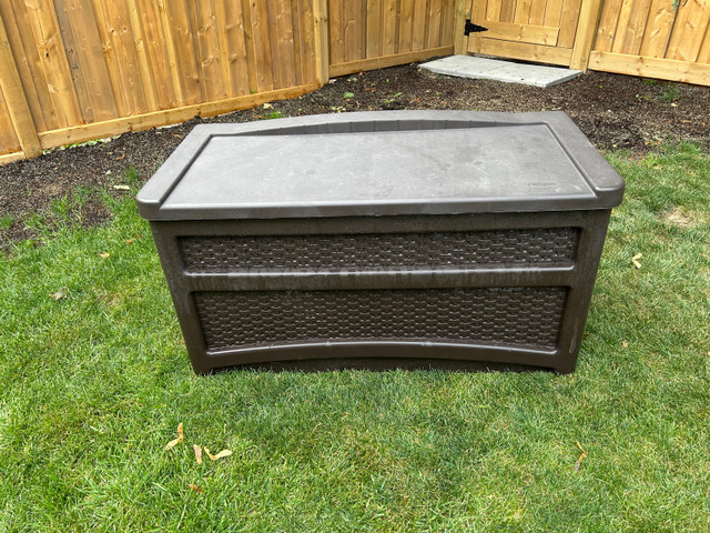 Deck Box - Suncast 73 Gallon Storage Box | Patio & Garden Furniture |  Oakville / Halton Region | Kijiji