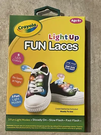 Light  up Laces!!! Perfect Holiday Srocking Stuffer!, View more