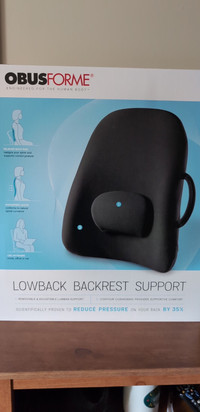 obusforme low back backrest support
