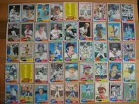 51 cartes de baseball de 1981