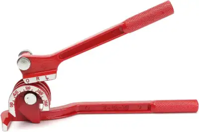 Tube Bender, Manual 3 In 1 180 Degree Tubing Pipe Bender Tool for 1/4in 5/16in 3/8in Copper Brass Al...