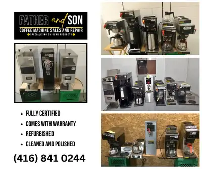 Bunn Certified Coffee Maker-Sales and Repair 12To (416) 841-0244, View more