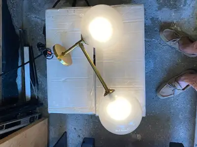 WALL  SCONCE  “2 Globe Lights” LED, View more