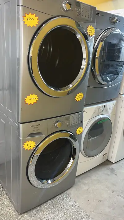   Frigidaire  27” Stackable Washer & Dryer Set Fully Tested , View more